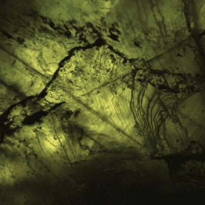 Fluorite sample taken with GX Microscopes JW-H3 Gemological Microscope