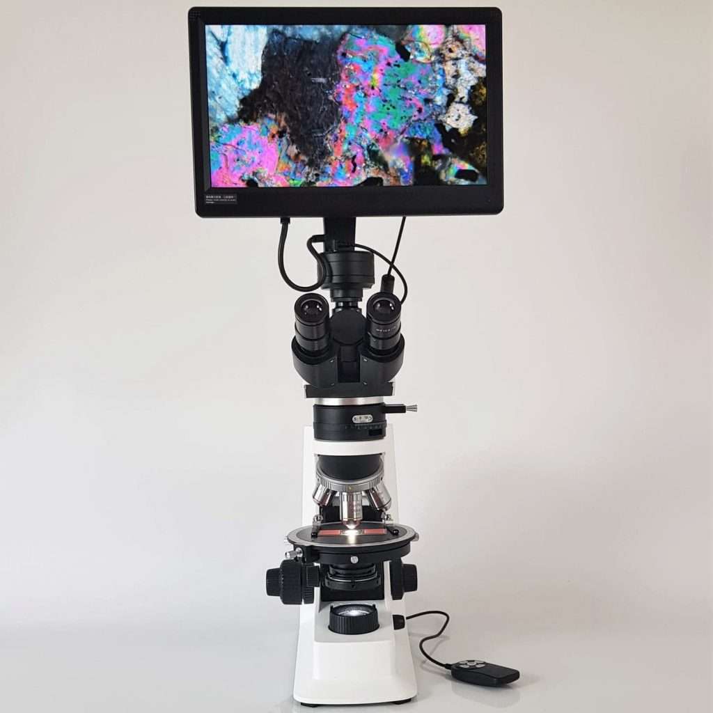 XPL5-DIGI Polarising Digital Microscope - Front View